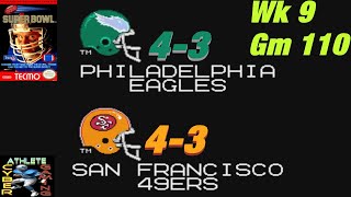 Randal Cunningham QB Eagles vs Joe Montana  Eagles vs 49ers TSBeverygamechallenge [upl. by Initirb]