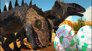 Indo Salvar Minha Esposa e Ovos do GodZilla Papai Indoraptor Dinossauros Ark Survival Evolved [upl. by Joli]