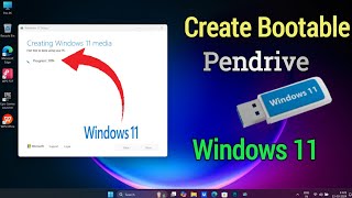 Windows 11 Bootable Pendrive  Create Windows 11 Bootable USB  Bootable USB [upl. by Ymassej]