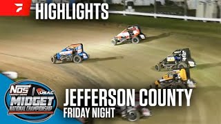 USAC MidAmerica Midget Week at Jefferson County Speedway 7132024 [upl. by Darach]