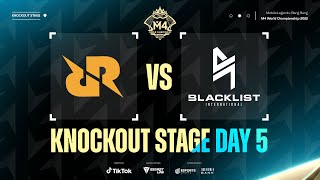 EN M4 Knockout Stage Day 5  RRQ vs BLCK Game 5 [upl. by Ikin]