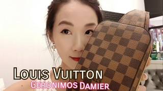 รีวิว Louis Vuitton Geronimos Damier White Brandname Review [upl. by Elehcor593]