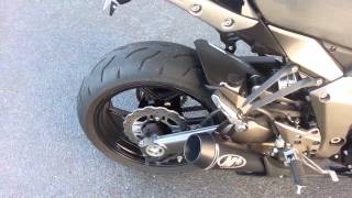 Kawasaki Ninja 1000 M4 GP SlipOns before amp after [upl. by Barby]