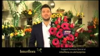 TV Advert  Interflora The Flower Experts Surprise Surprise Feat Mark Wright [upl. by Onfre710]