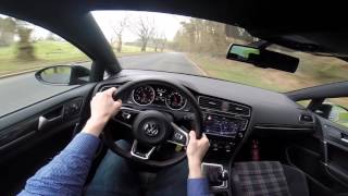 2016 VW Golf 7 GTI 230hp Performance Pack POV test drive GoPro [upl. by Tichonn676]