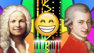 Classical Composers and their HAPPIEST Pieces [upl. by Mosi250]