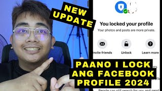 PAANO ILOCK ANG FACEBOOK PROFILE 2024 HOW TO LOCK FACEBOOK PROFILE 2024 ALTERNATIVE WAY [upl. by Earle]