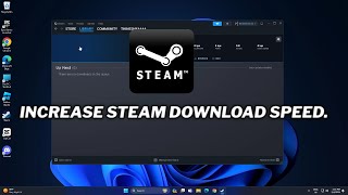 How to Increase Download Speed in steam  2024 [upl. by Aoh]