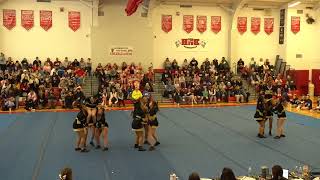 Henninger High School Cheer Team BLING IT ON Baldwinsville Jan 20 2024 Henninger Black Knights [upl. by Bray945]