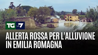 Allerta rossa per lalluvione in EmiliaRomagna [upl. by Gaivn]