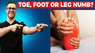 Numbness in Toes Feet or Legs Causes amp Numb Foot Treatment [upl. by Nasho579]