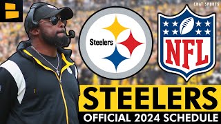 Pittsburgh Steelers 2024 NFL Schedule Opponents And Instant Analysis [upl. by Nakre]