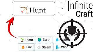 How to make Hunt in infinite craft  infinity craft [upl. by Aihsatsan]