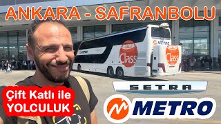 127 ÇİFT KATLI OTOBÜS  Metro Turizm  Ankara  Safranbolu Otobüs Yolculuğu [upl. by Pitts]