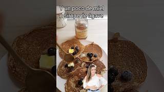 Pancakes de bananael cenayuno ideal 🤭 parati food health [upl. by Sokairyk]