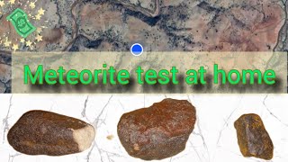 How to Identify a meteorite at home [upl. by Armstrong]