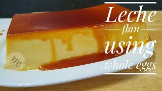 1 Minute Leche Flan  No steam  Easy Leche Flan Using Whole Eggs  Leche Flan  Creme Caramel [upl. by Hillman]