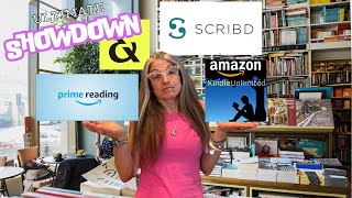 Are Ebook Subscriptions Worth It Kindle Unlimited vs Scribd vs Audible [upl. by Hippel600]