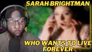 SARAH BRIGHTMAN  WHO WANTS TO LIVE FOREVER OFFICIAL VIDEO  EPIC MUSICAL COVER  REACTION [upl. by Ydolem]