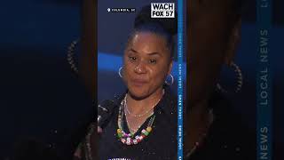 Dawn Staley recognized at Miss South Carolina pageant shorts shortnews news localnews [upl. by Aicatsanna]