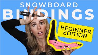 Beginner Snowboard Bindings Mounting Stance amp Straps [upl. by Eniledam]