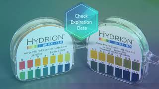 How to Use Hydrion pH Paper [upl. by Allit]