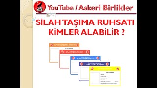 Silah Taşıma Ruhsatı Alma Şartları  Kimler Alabilir [upl. by Sifan]