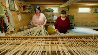 The process of making a handmade woolen blanket Time Lapse Сraft [upl. by Par]