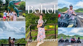 VLOG • Bohol Tour  Day 1 Itinerary  4 Tourist Destinations 🫶 [upl. by Gemoets]