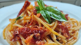 PASTA AL POMODORO INVERNALE  RICETTA SEMPLICE FACILE E VELOCE🍅 [upl. by Puduns867]