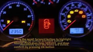 SUBARU LEGACY 2003 09 2009 09 How to reset service light indicator [upl. by Fanestil]