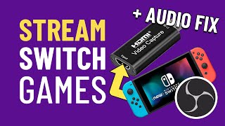 HDMI Capture Card and OBS Setup Tutorial  How to Stream Nintendo Switch [upl. by Hotze]