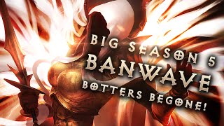 Diablo 3 Bot Ban wave Botters Banned from Leaderboards Season 5 Plus stream highlight [upl. by Molli]