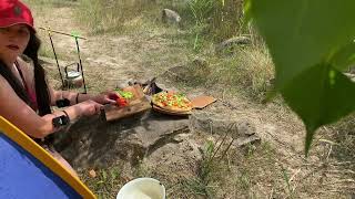 🏕️3DAY SOLO CAMPING go BEAUTIFUL GIRL⛺️ MAKING A SHELTER FIREPLACE IN THE FOREST solocamp [upl. by Lehet531]