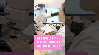 Who should have genetic testing done for the BRCA mutation [upl. by Metzgar]