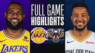 LAKERS at PELICANS  FULL GAME HIGHLIGHTS  April 14 2024 [upl. by Netsrejk]