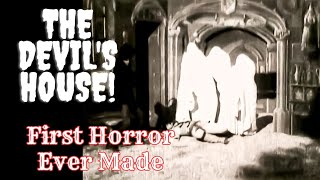 The First Horror Movie Ever Made  The Devils House 1896 [upl. by Sualocin]