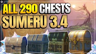 ALL Chest Locations in Desert Of Hadramaveth  Sumeru 34  In Depth Follow Along 【Genshin Impact】 [upl. by Ulphiah]