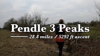 Pendle 3 Peaks  Pendle Hill Weets Hill Boulsworth Hill Lad Law  4K [upl. by Jodee]