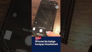 iPhone Belge Tarama İmza Atma Nasıl Yapılır  Piksel Haber iphone [upl. by Nosidda493]