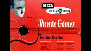 Vicente Gomez 1952 Flamenco Guitar Recital Part 2  Rare Decca Vinyl LP [upl. by Dynah935]