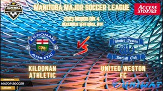 December 16th WSF Div 4 Kildonan Athletic vs United Weston FC [upl. by Ahcim]