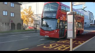 406 Passing Through The Refurbished amp Reopened Cromwell Road Bus Station Kingston upon Thames [upl. by Aihsem]