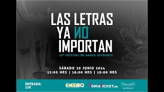 LAS LETRAS YA NO IMPORTAN  19º FESTIVAL DANZA KEYDANCE  JAZZ [upl. by Beetner475]