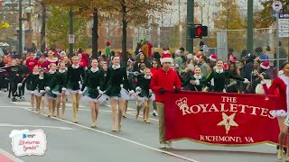 Watch Royalette Baton Twirlers in Christmas Parade [upl. by Erihppas809]