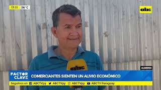 Comerciantes de Alberdi sienten un alivio económico [upl. by Yttocs]