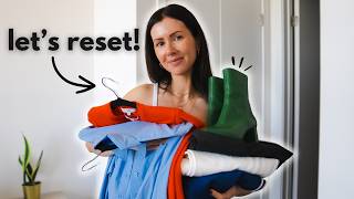 How I RESET My Capsule Wardrobe For Fall 🍂 closet switchover amp organization [upl. by Dania]