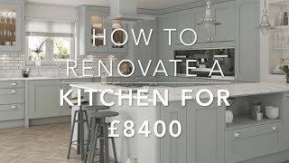 £8400  Kitchen Renovation UK I Kitchen Remodel I Kitchen Design [upl. by Ahsened]