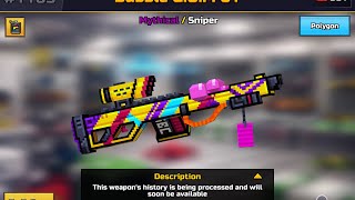 Mythical Bubble GUM 01 Sniper is op  Pixel Gun 3D weapon review [upl. by Christyna]