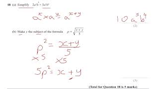 GCSE 91 Maths KS3 Maths Exam Revision November 2024 Resits Preparation for 1st November 2024 [upl. by Ulphi]